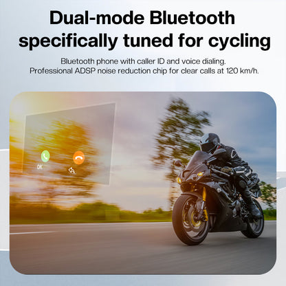 Motorcycle M6 Headphones and HUD Head-up Display Bluetooth Navigation