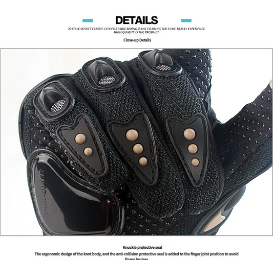 Motorcycle Touchscreen Gloves: Impact-Resistant, Durable, and Non-Slip Riding Gloves