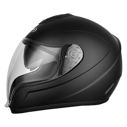 Motorcycle flip-up helmet