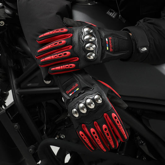 Touchscreen-Compatible Anti-Slip, Shock-Resistant, Splash-Proof, Windproof, and Insulated Gloves
