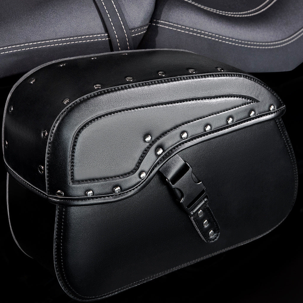 Motorcycle Side Bags / Saddlebags for Cruiser-Style Bikes (Biker Dual-Sided Luggage)