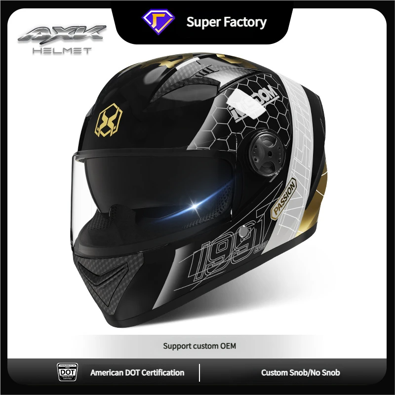 Motorcycle full face helmet
