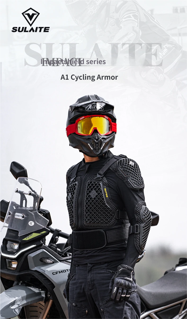 SULAITE ImpactShield A1 Motorcycle Armor Jacket