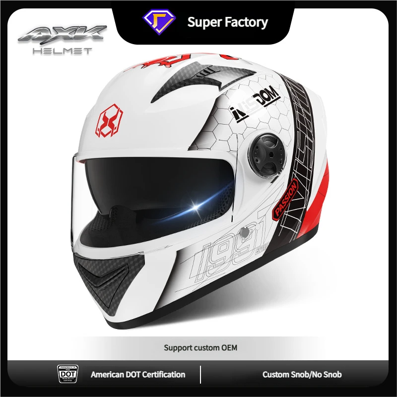 Motorcycle full face helmet