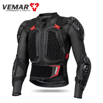 Breathable, Impact-Resistant Motorcycle & Off-Road Riding Armor Suit (Back & Body Protection)