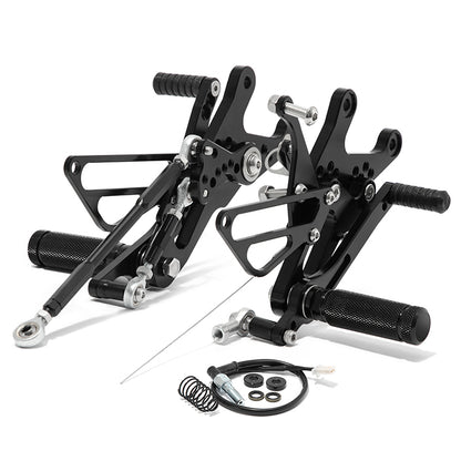 For Yamaha R1 YZF-R1 2004-2006 / 2007-2008 / 2015-2024 Rear Set Adjustable CNC Rearsets Foot Pegs