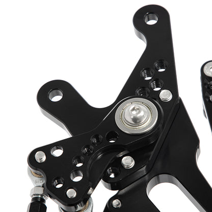 For Yamaha R1 YZF-R1 2004-2006 / 2007-2008 / 2015-2024 Rear Set Adjustable CNC Rearsets Foot Pegs