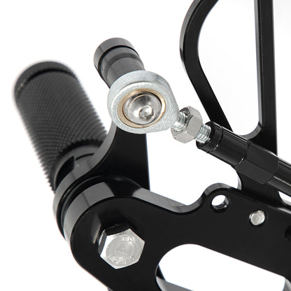 For Yamaha R1 YZF-R1 2004-2006 / 2007-2008 / 2015-2024 Rear Set Adjustable CNC Rearsets Foot Pegs