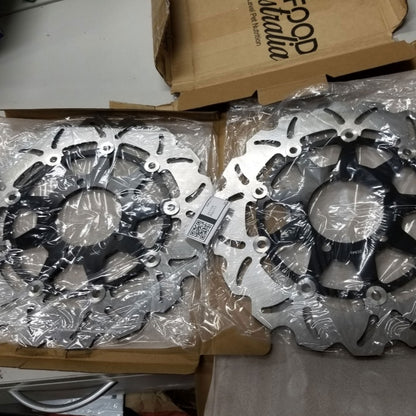 Returned 2pcs Front Brake Disc Rotors For Kawasaki Concours 14 ZG1400 1400GTR / ABS 2007-2017 / Z1000R Edition ABS 2019-and up