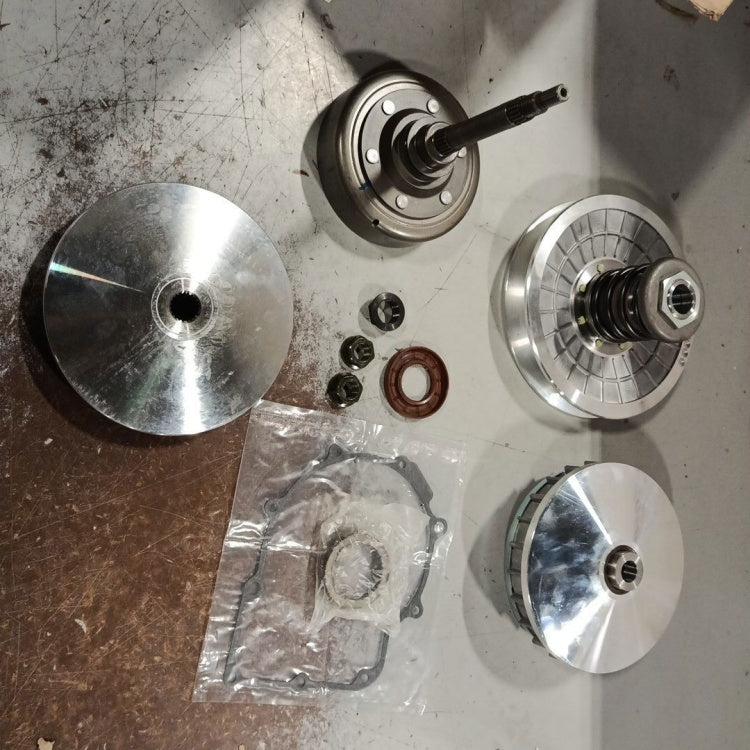 Returned ATV  Wet Clutch Assy Secondary Pulley Housing Pad Shoe Fixed Sheave Bearing Gasket Assy for Bennche Bighorn 500 700 700HD 700X-HD