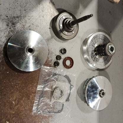 Returned ATV  Wet Clutch Assy Secondary Pulley Housing Pad Shoe Fixed Sheave Bearing Gasket Assy for Bennche Bighorn 500 700 700HD 700X-HD