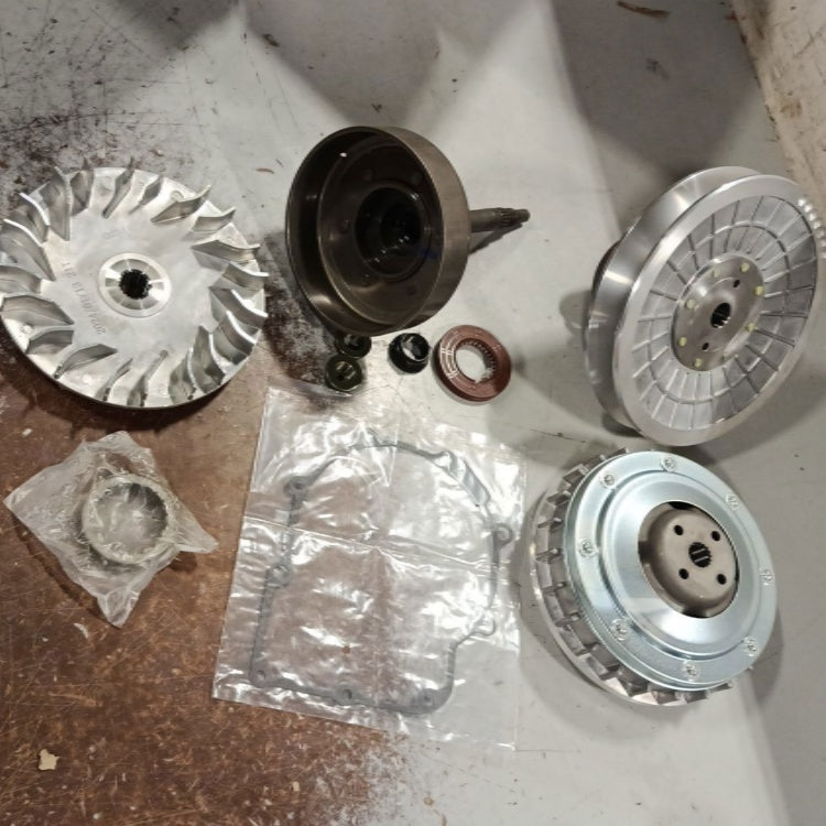 Returned ATV  Wet Clutch Assy Secondary Pulley Housing Pad Shoe Fixed Sheave Bearing Gasket Assy for Bennche Bighorn 500 700 700HD 700X-HD