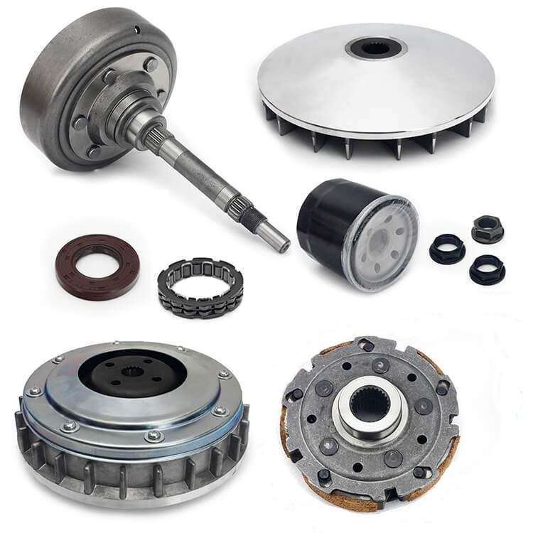 Returned Wet Clutch Assy for YAMAHA GRIZZLY 660 2002-2008 / RHINO 660 2004-2007