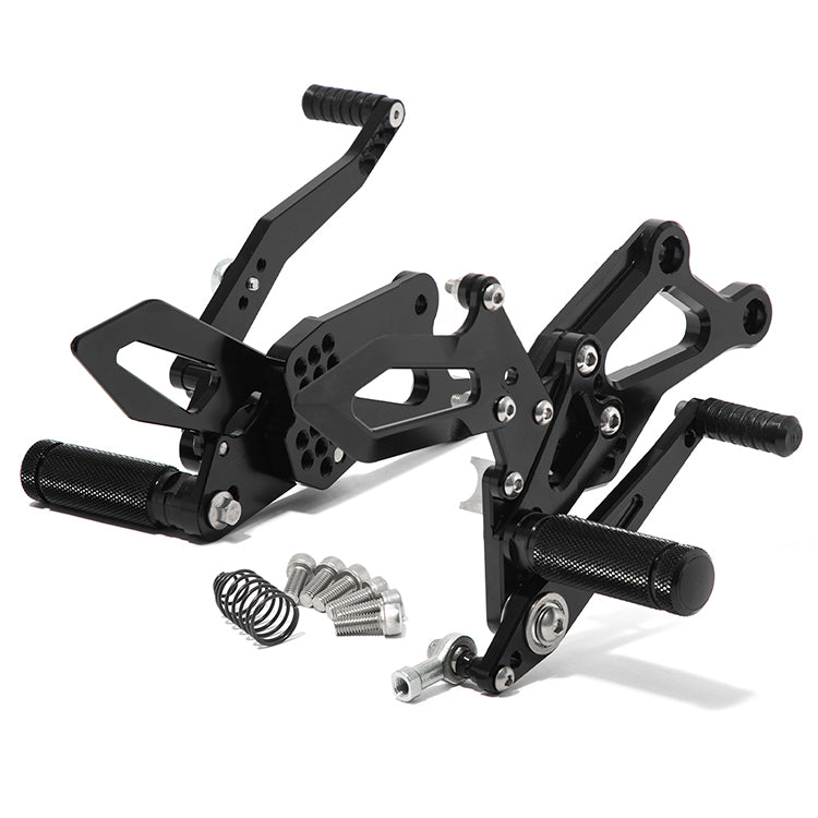 For SUZUKI GSX-R 1000 2017-2025 CNC Aluminum Racing Footpegs Rear Sets