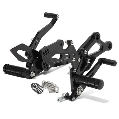 For SUZUKI GSX-R 1000 2017-2025 CNC Aluminum Racing Footpegs Rear Sets
