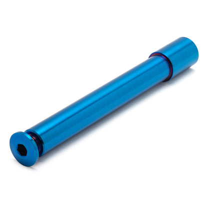 TC4 Burnt Blue Titanium Front Wheel Axle & Nut Set for Arctic Leopard XE Pro S