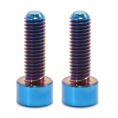 For Talaria Komodo Titanium Fastener Upgrade - Ultra-Light TC4 Burn Blue Bolt Set