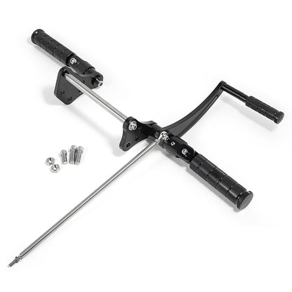 Returned 4.5 Inches Black Forward Controls For Yamaha XV125 Virago 1997-2004 / XV250 Virago V Star 1988-2023