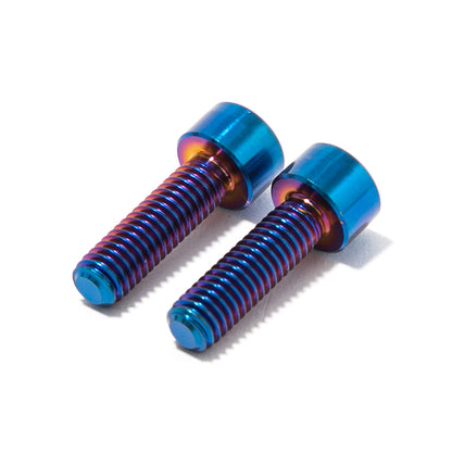 Burn Blue TC4 Titanium Screws Bolts Fastener Kit For Arctic Leopard XE Pro S