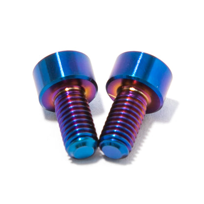 For Talaria Komodo Titanium Fastener Upgrade - Ultra-Light TC4 Burn Blue Bolt Set