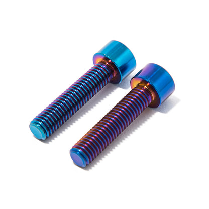 For Talaria Komodo Titanium Fastener Upgrade - Ultra-Light TC4 Burn Blue Bolt Set