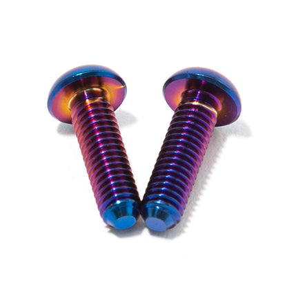 For Talaria Komodo Titanium Fastener Upgrade - Ultra-Light TC4 Burn Blue Bolt Set