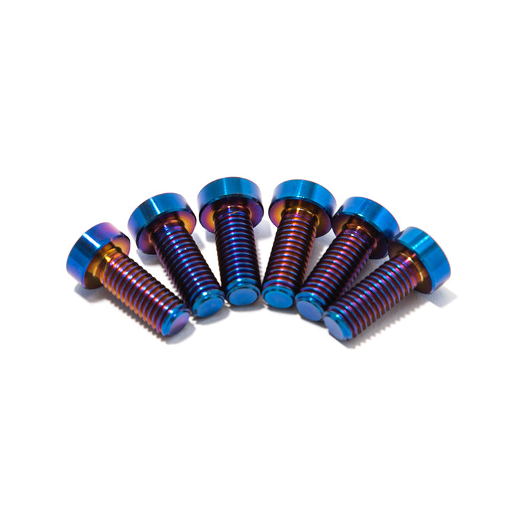 For Talaria Komodo Titanium Fastener Upgrade - Ultra-Light TC4 Burn Blue Bolt Set