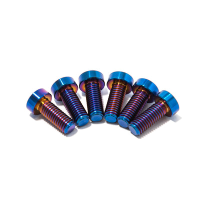 For Talaria Komodo Titanium Fastener Upgrade - Ultra-Light TC4 Burn Blue Bolt Set