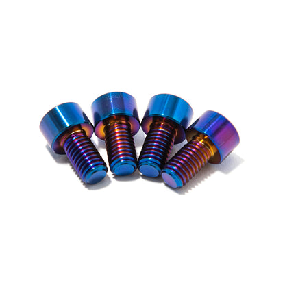 For Talaria Komodo Titanium Fastener Upgrade - Ultra-Light TC4 Burn Blue Bolt Set