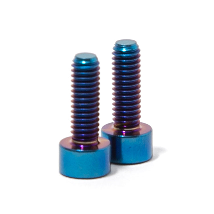 Burn Blue TC4 Titanium Screws Bolts Fastener Kit For Arctic Leopard XE Pro S