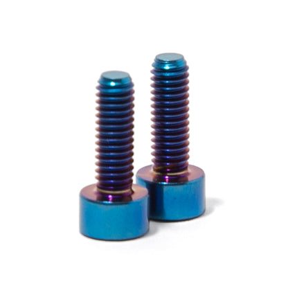 Burn Blue TC4 Titanium Screws Bolts Fastener Kit For Arctic Leopard XE Pro S