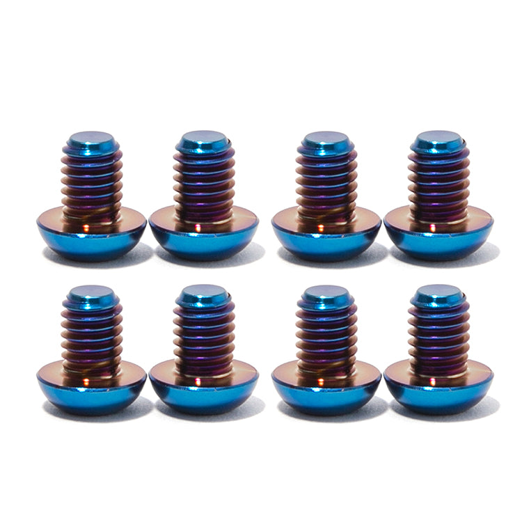 Burn Blue TC4 Titanium Screws Bolts Fastener Kit For Arctic Leopard XE Pro S