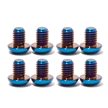 Burn Blue TC4 Titanium Screws Bolts Fastener Kit For Arctic Leopard XE Pro S