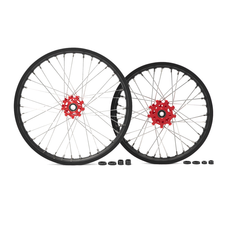 19" 17" Front 18" 17" 16" Rear Aluminum Spoke Wheel Rim Hub Sets for Talaria Sting MX5 Pro