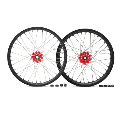 19" 17" Front 18" 17" 16" Rear Aluminum Spoke Wheel Rim Hub Sets for Talaria Sting MX5 Pro