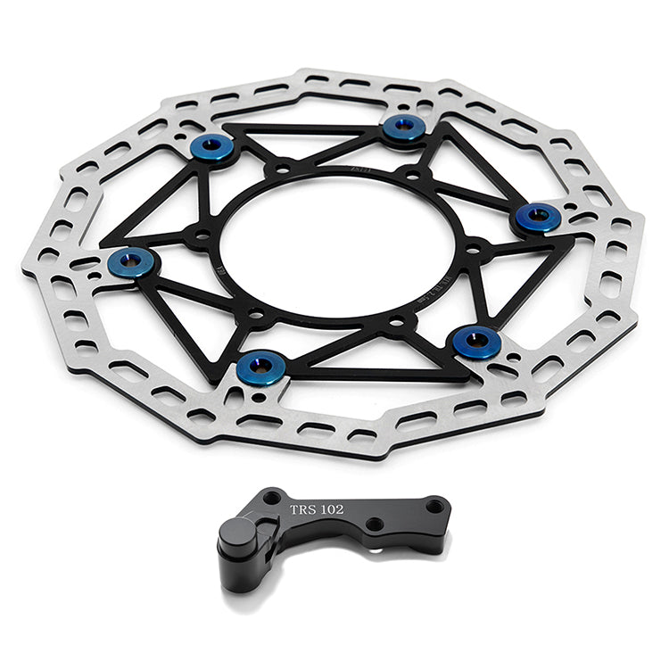 Floating Brake Mount 270mm Oversize Floating Front Brake Disc & Adapter for Sur-Ron Ultra B ...